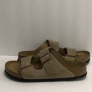 Birkenstock Arizona Soft footbed sandals men’s size 40/9 brown